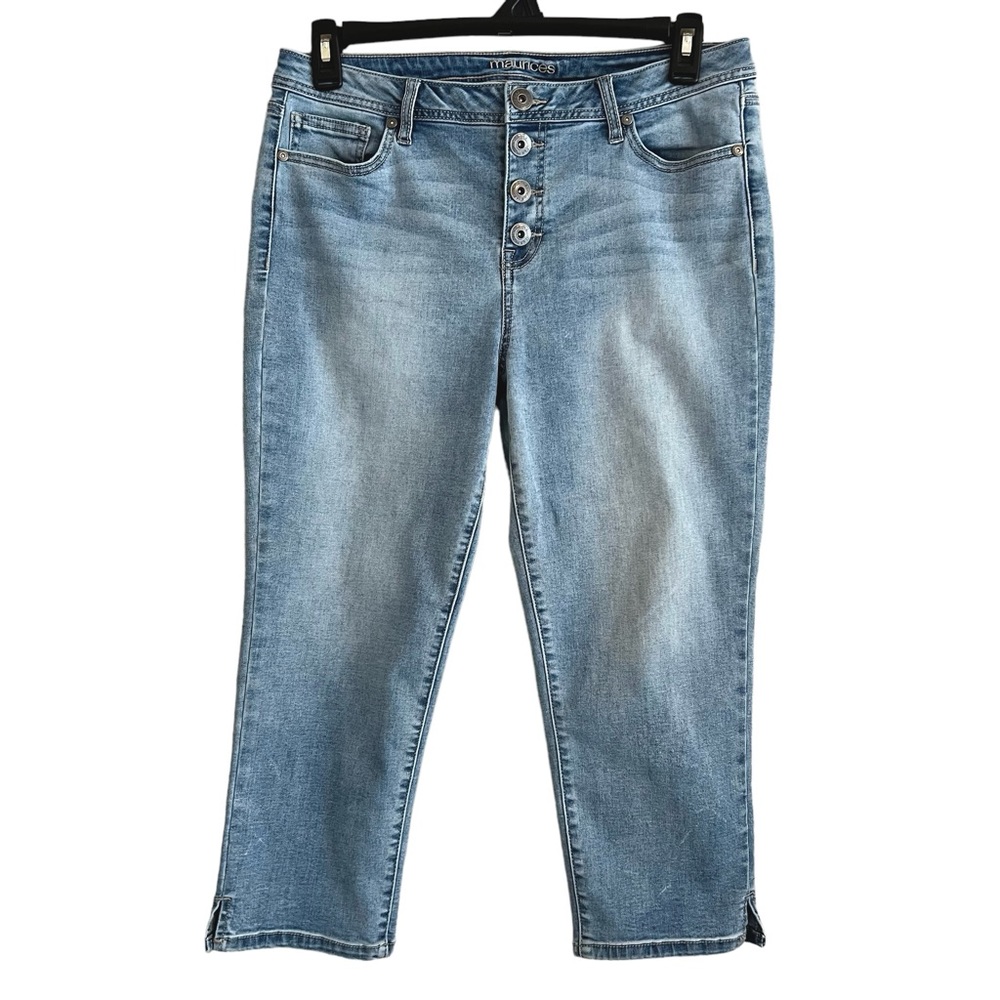 Maurice’s Cropped Button Fly Jeans Size 11/12